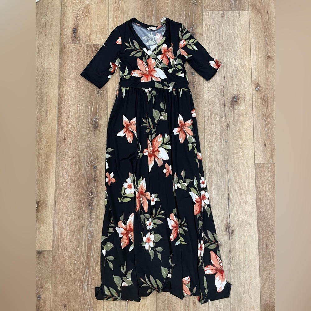 Floral maxi dress